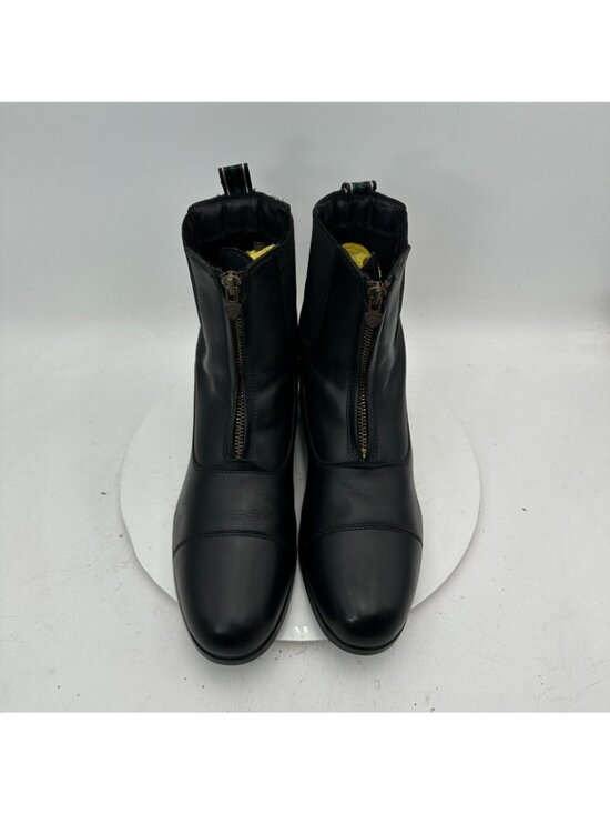 Ariat Devon Pro Men Size 11.5D Black Leather Front Zip Paddock Riding Boot main image 7